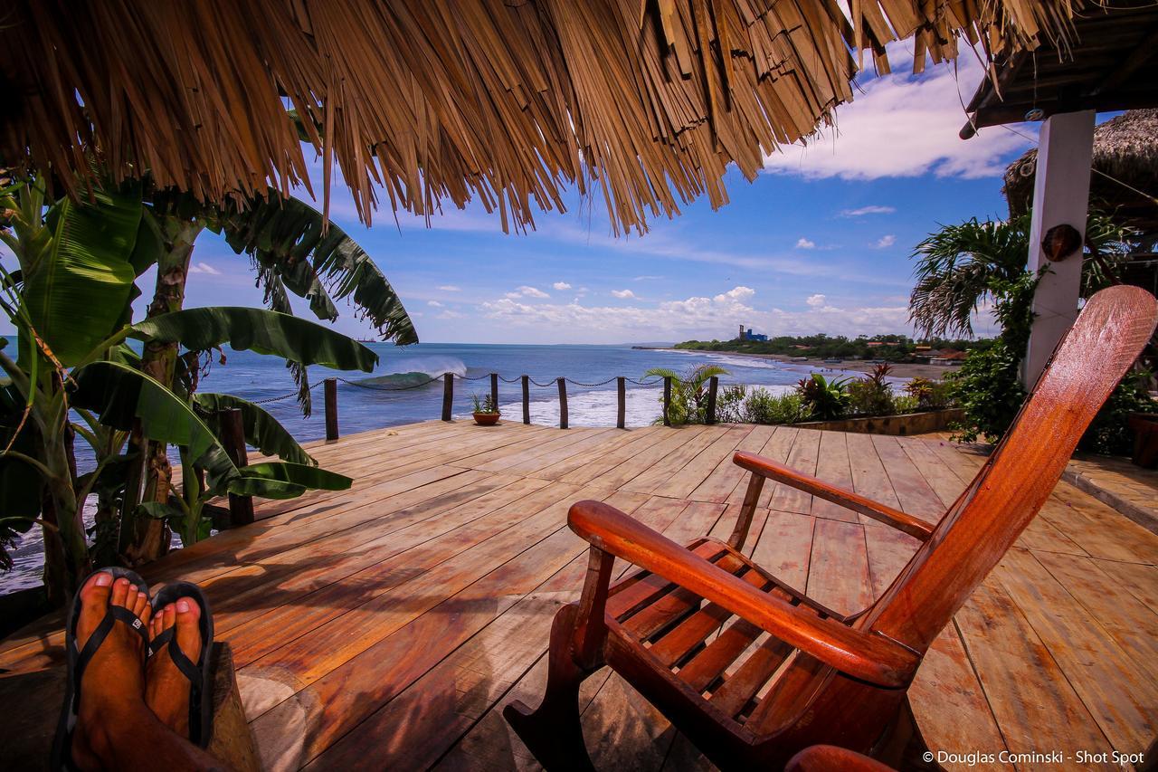 فيلا Miramar Surfcamp Puerto Sandino المظهر الخارجي الصورة